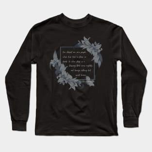 Dracula Quote Long Sleeve T-Shirt